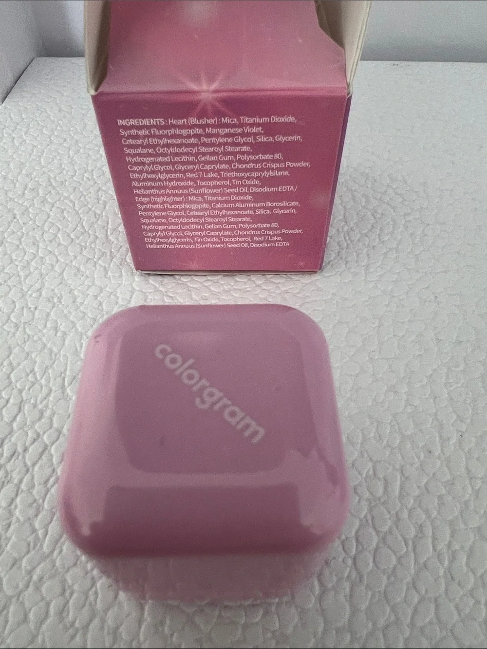 Colorgram Lavender Heart Highlighter & Glitter Dory Eye Shadow Palette Set